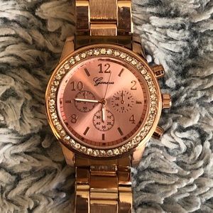Geneva Rose Gold Watch